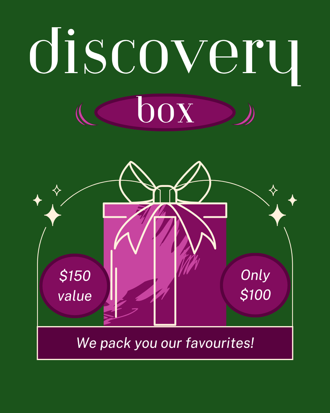$150 Discovery Box - only $100!