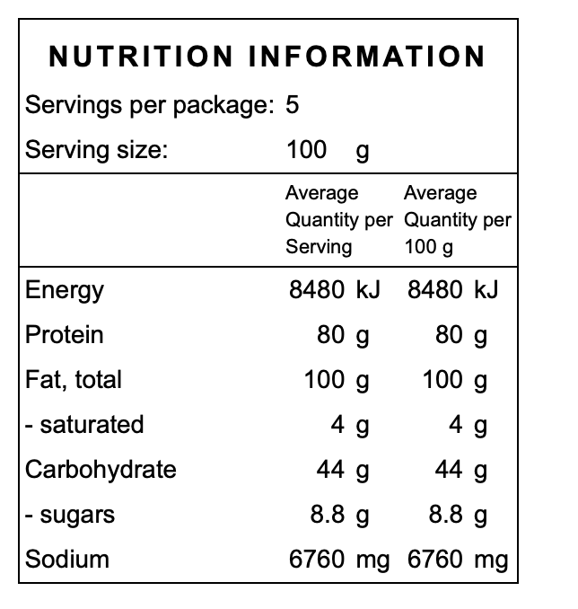 500g Soy Lamb (Gluten free by ingredients)