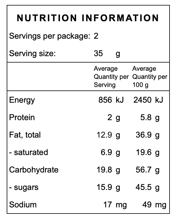 Treat Dreams Peanut Crunch Bar (70g)