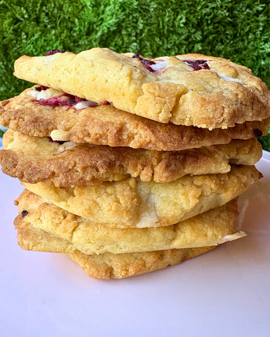 Sable Raspberry & White Chocolate Cookies (6 Pack)