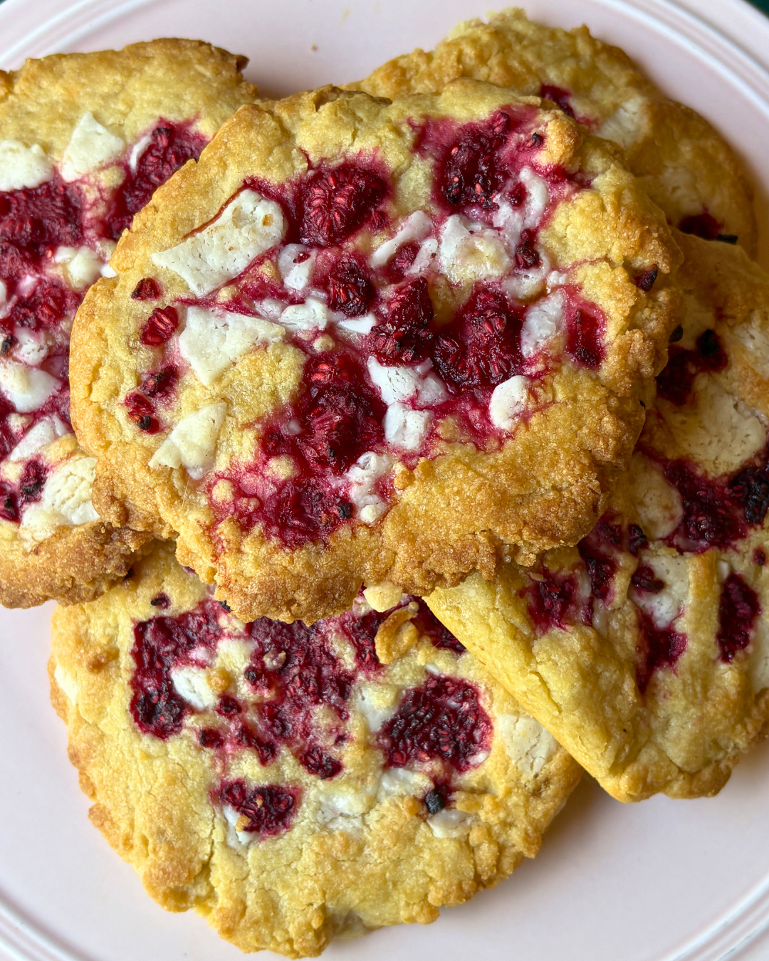 Sable Raspberry & White Chocolate Cookies (6 Pack)