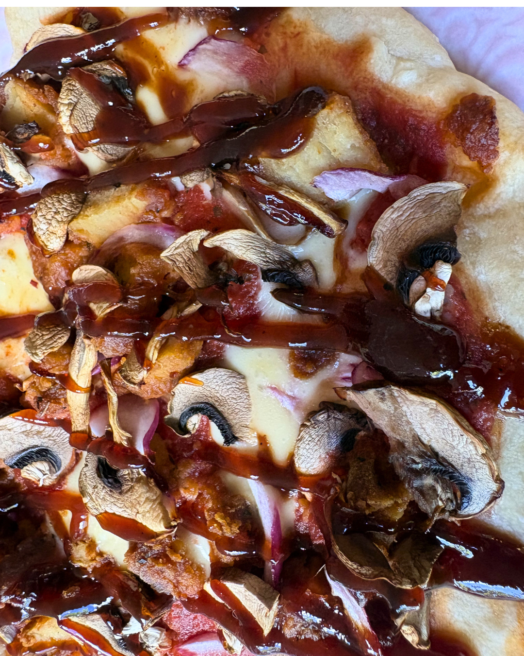 Mina Maria Hand Stretched BBQ Chick'n Pizza - 350g