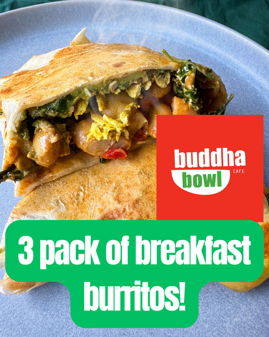 3 Pack - Buddha Bowl Breakfast Burritos (save over 10%)