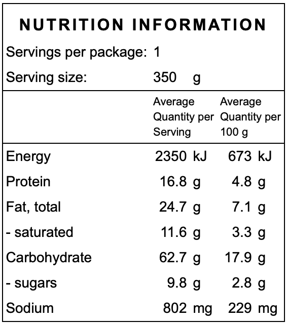 Herbidoor Satay Sweet Potato (350g) - GF