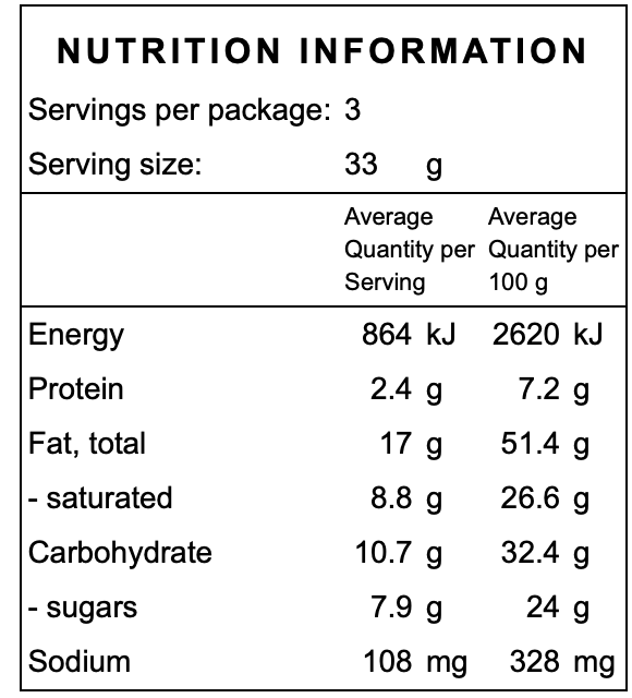 Buddha Bowl Cafe Maple Pecan Granola - 100g (GF)