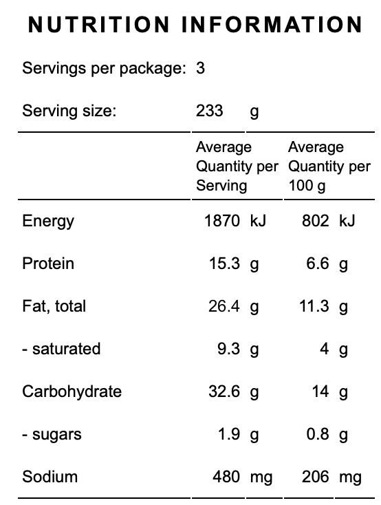Mina Maria Plant Based Wellington - 730g (serves 2-3)