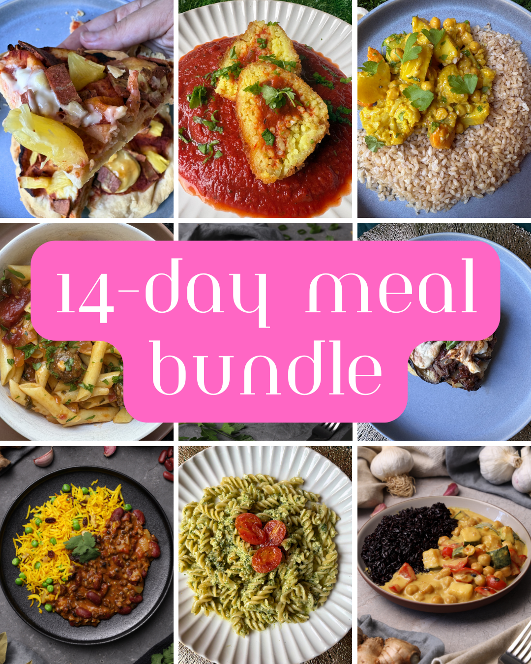 14 day meal bundle - save 20%!
